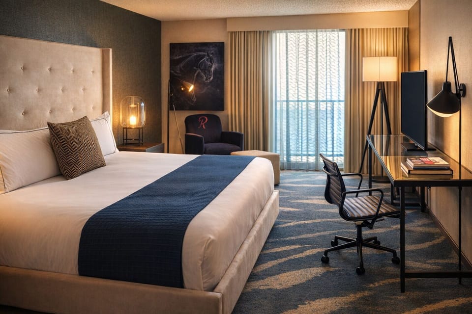 Bedroom. Interior and views may vary based on location and availability.