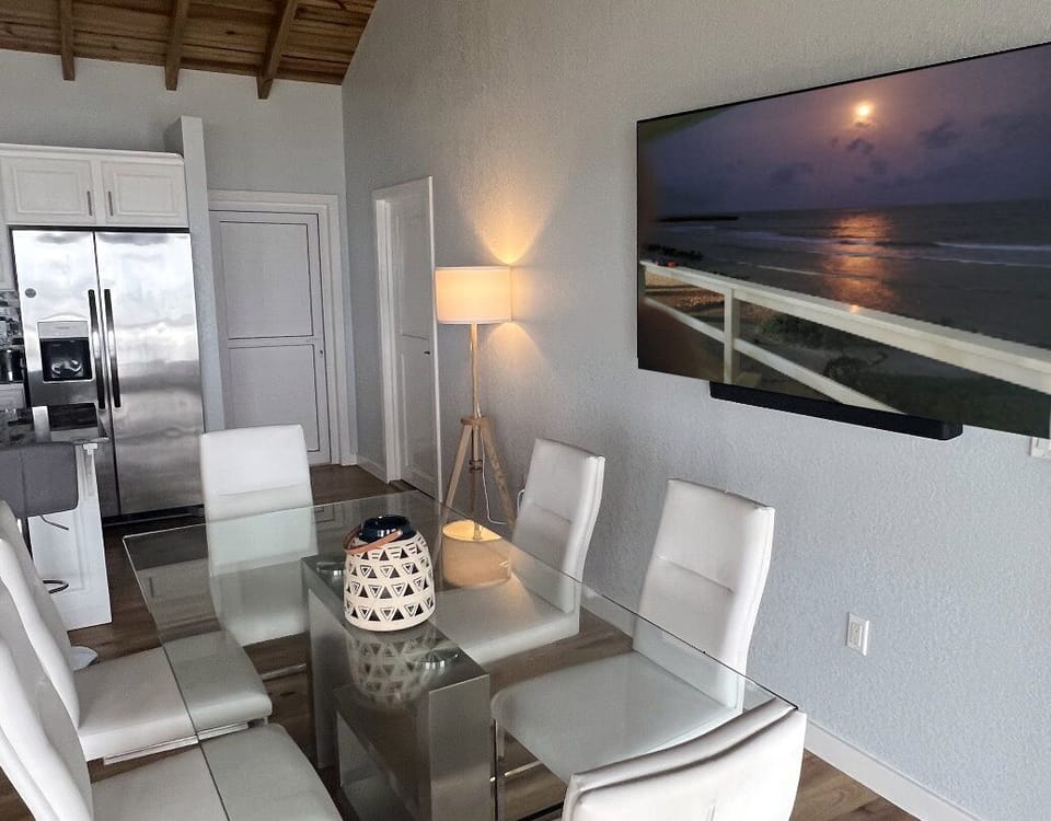 Upscale dining for up to six.