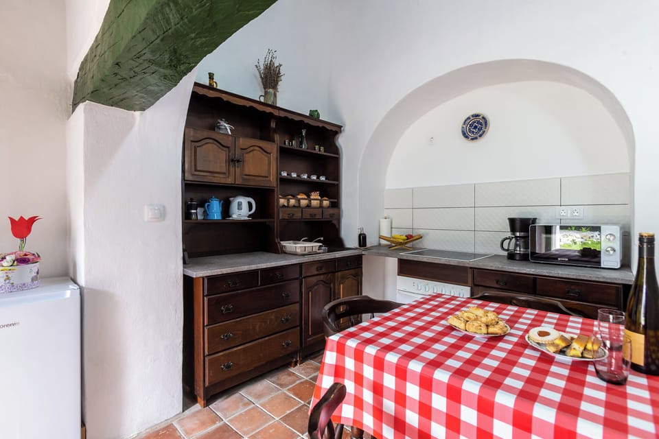Kitchen and dining area