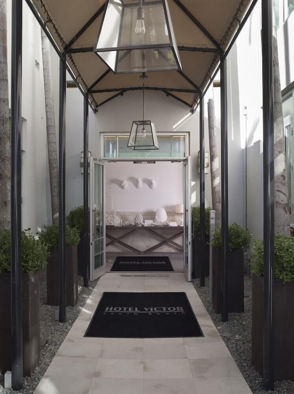 Interior entrance
