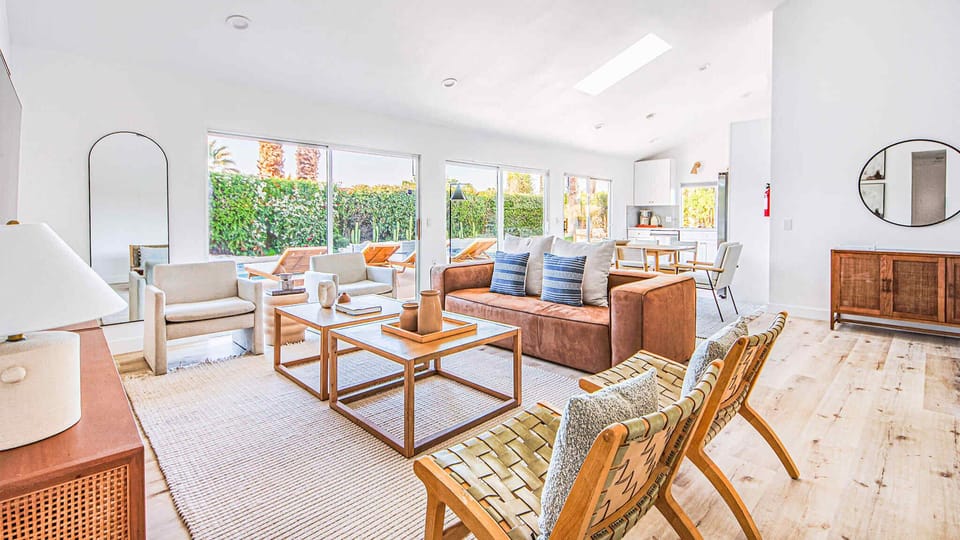 Inviting living space bathed in natural light
