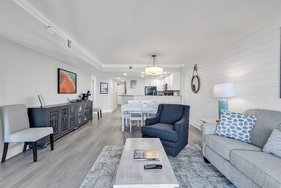New furnishings have been put in the condo (not your typical Grand Cayman condo)