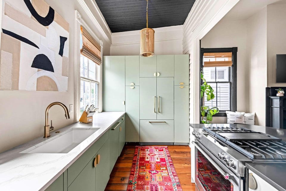 Fully equipped kitchen with everything you need to cook a meal!