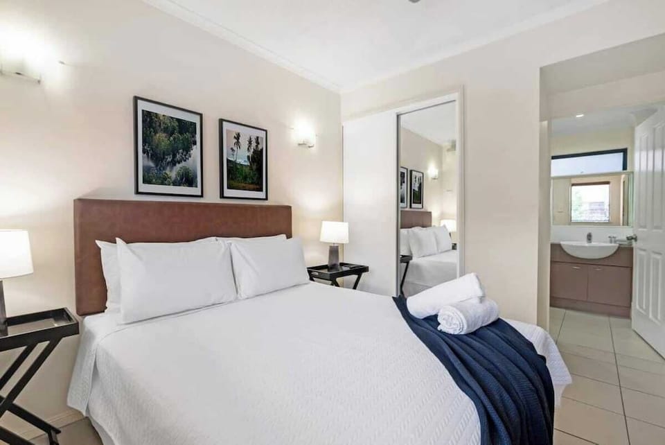 The space promises a restful night's sleep, complemented by the modern ensuite bathroom with a walk-in shower.
