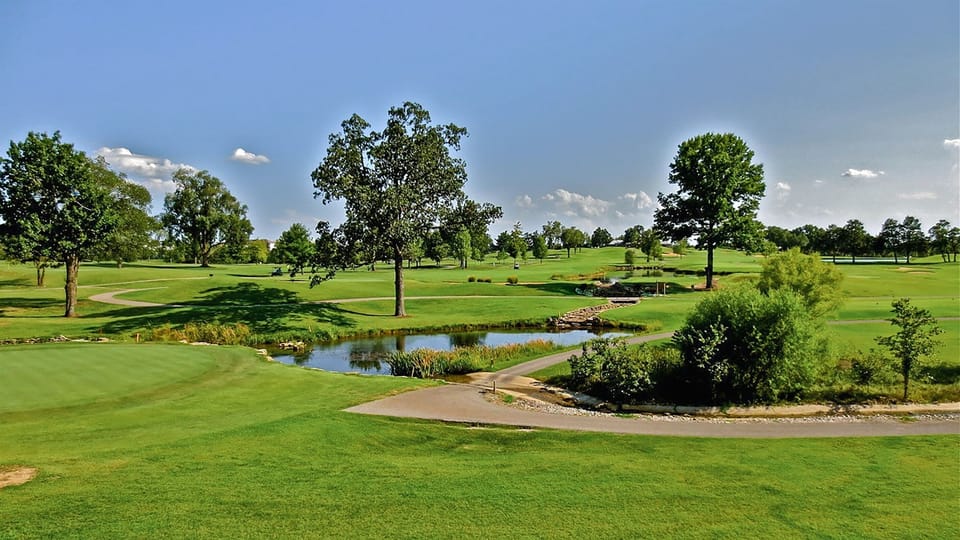 Beautiful and well-maintained golf course.