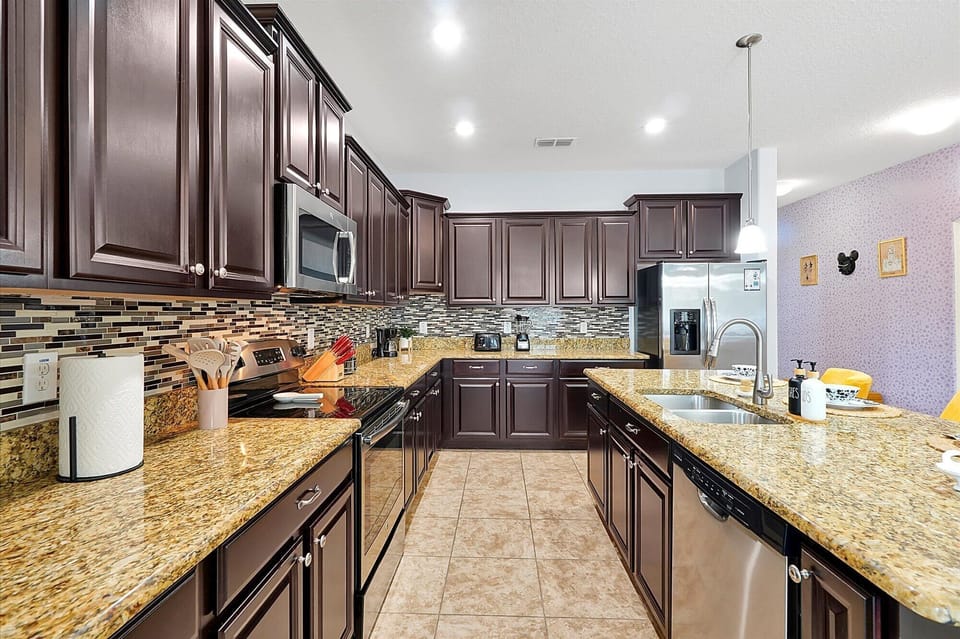 ample cupboards in the kitchen
