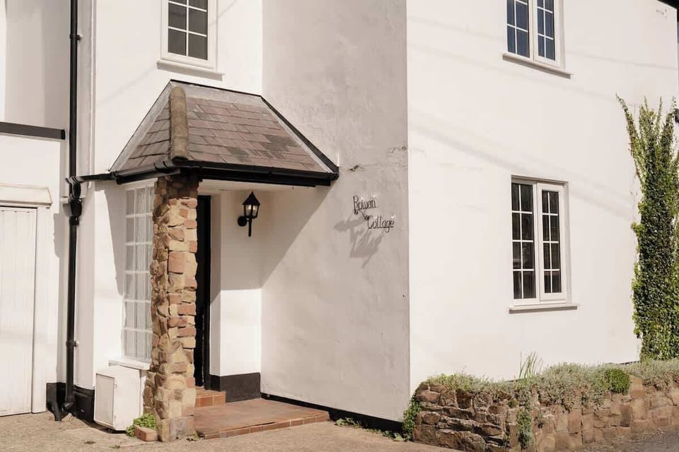 The Property: the exterior of Rowan Cottage.