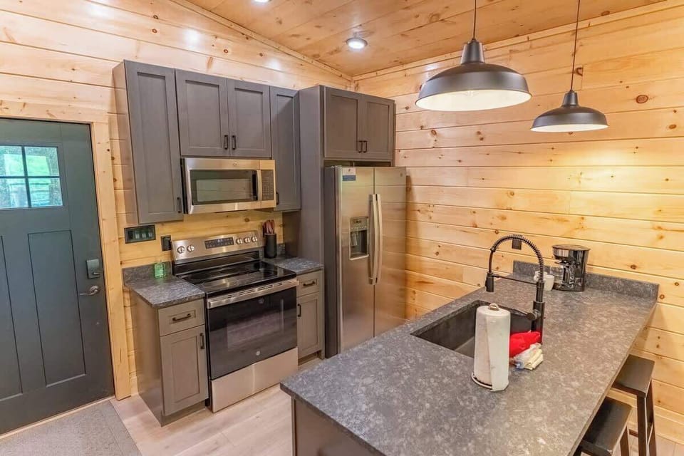 Modern appliances and spacious counters await your culinary adventures!