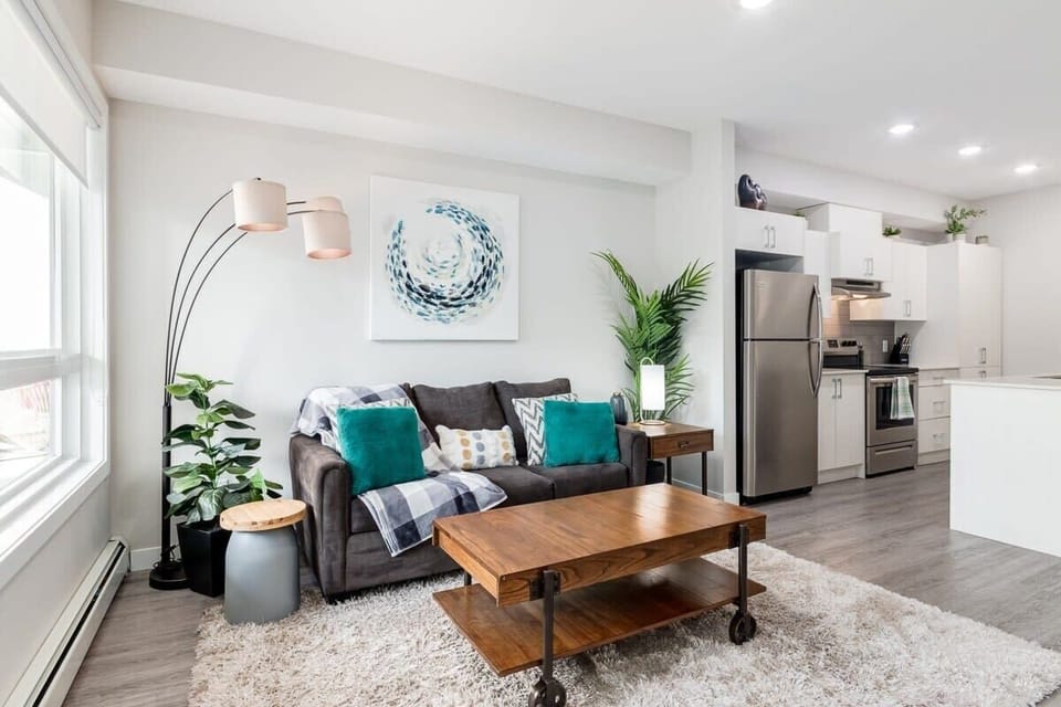 Enjoy the expansive living room while hosting family, friends or just hanging out