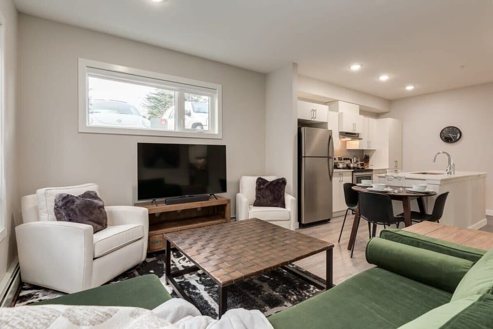 Sink into the sofa chaise with your blanket and pillow, and flick on the lamp to create the perfect ambiance 
