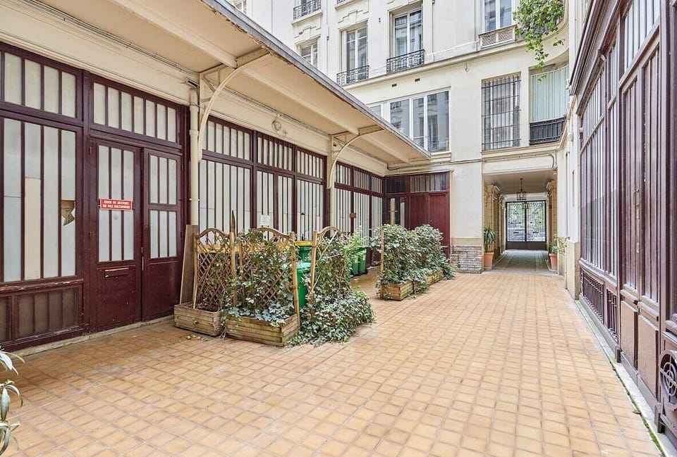 Cour de l'immeuble