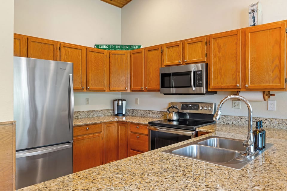 Fully equipped kitchen
