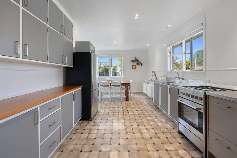 Kitchen and dining area