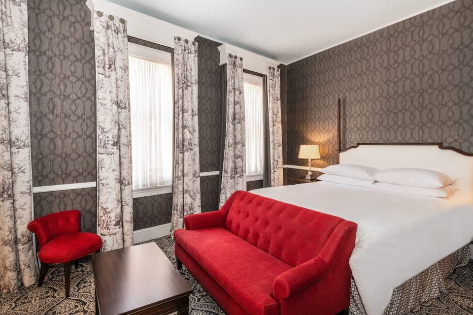 Bedroom. Interior and views may vary based on location and availability