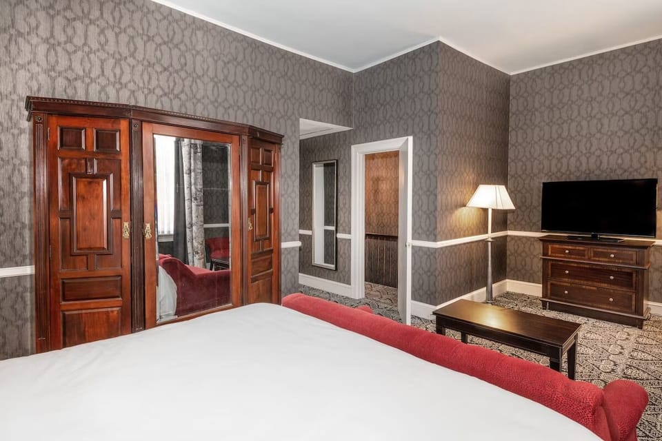 Bedroom. Interior and views may vary based on location and availability