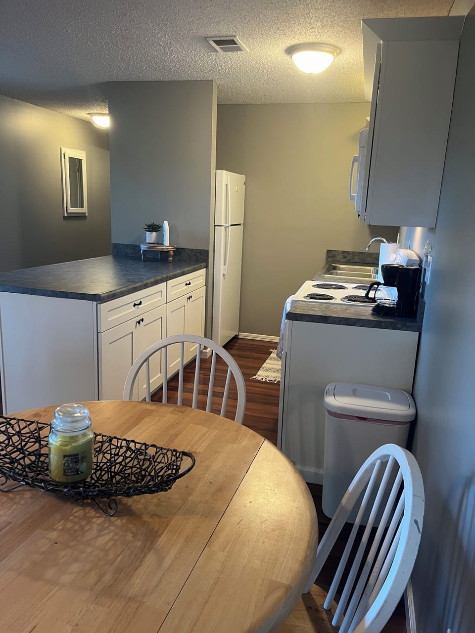 Dining Table off of the Kitchen. 