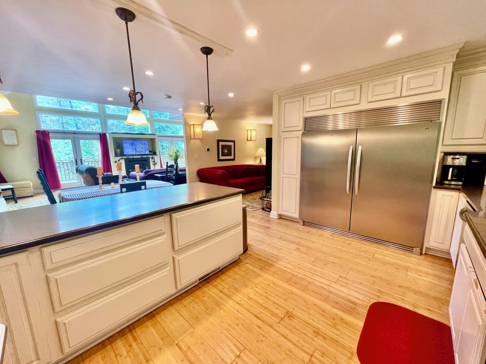 Ginormous Freezer & Fridge to hold all your tasty treats.  