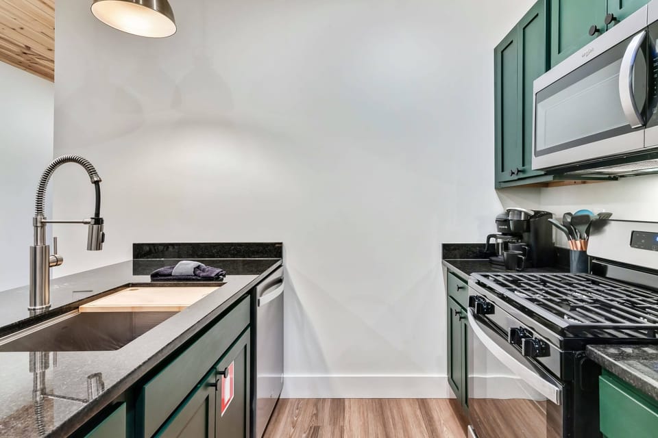 Modern elegance meets functionality in this sleek, fully-equipped culinary space!