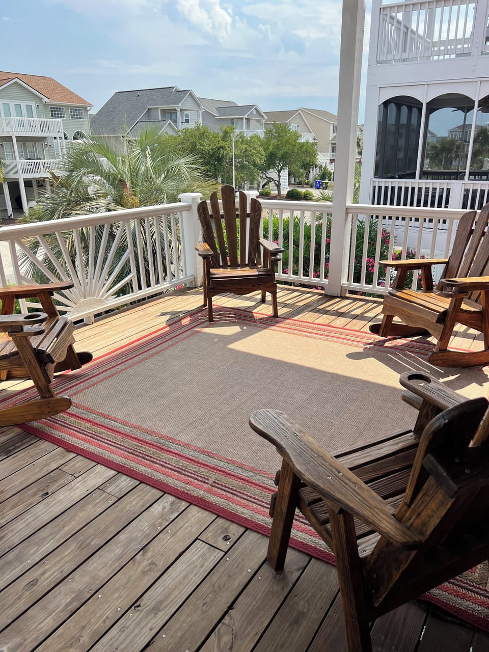 Just enjoy and relax on upper Deck