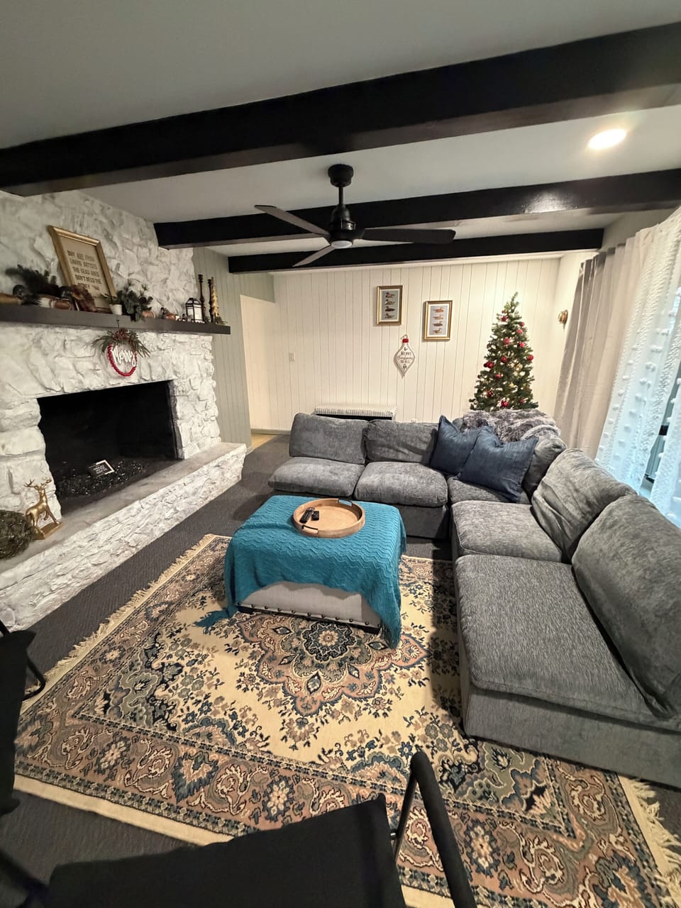 Christmas season the tree will be up