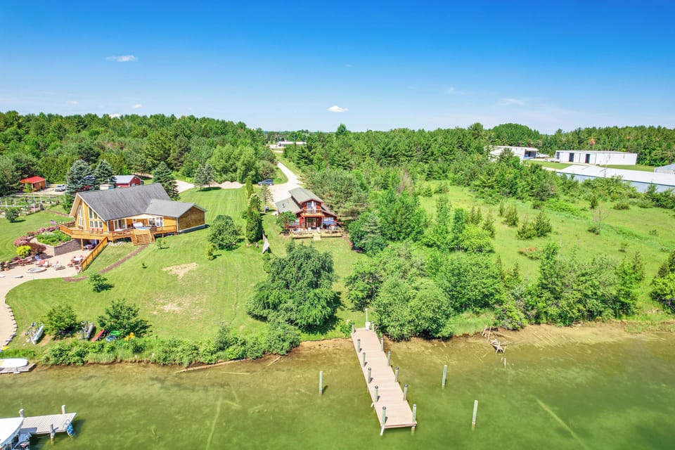 Cheboygan Vacation Rental | 3BR | 2BA | Step-Free Entry | 1,800 Sq Ft