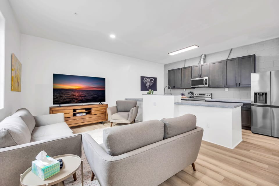 Living room + Kitchen