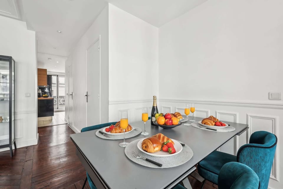 The dining area