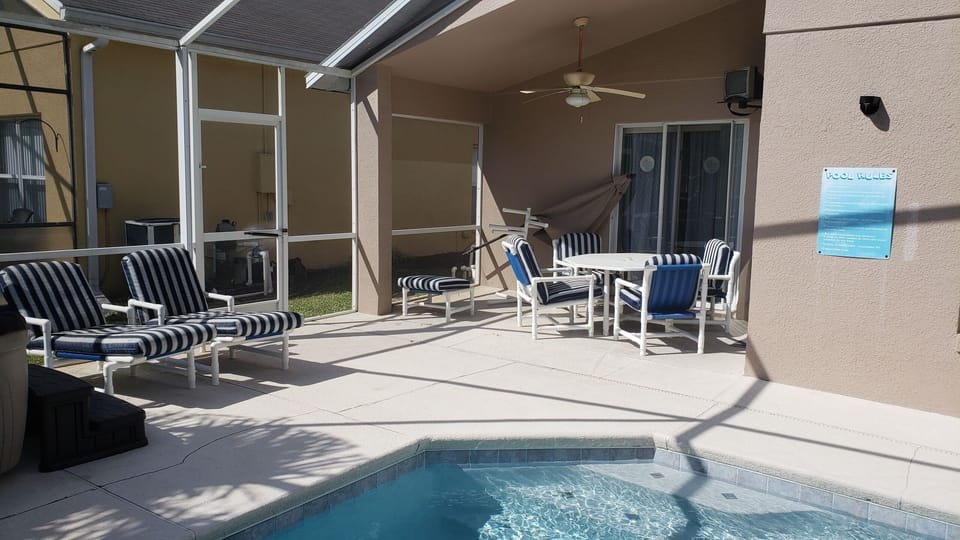 partially covered deck