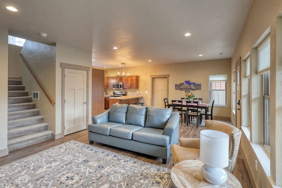 There is plenty of room to spread out in The Roosevelt Condo.  The two bedrooms with their own en suite bathrooms are located on the second floor.