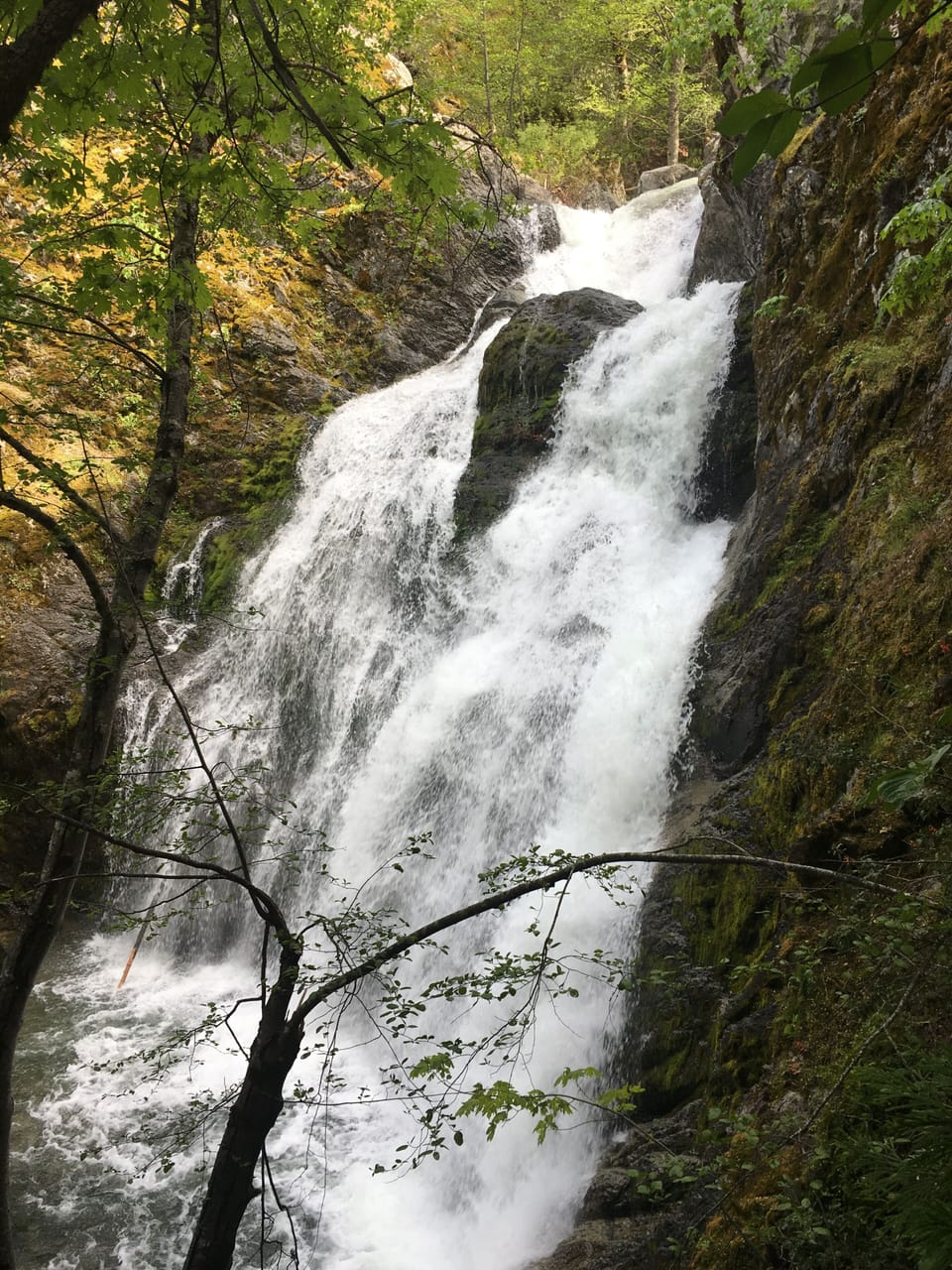 Faery falls. Easy hike near Lake Siskiyou