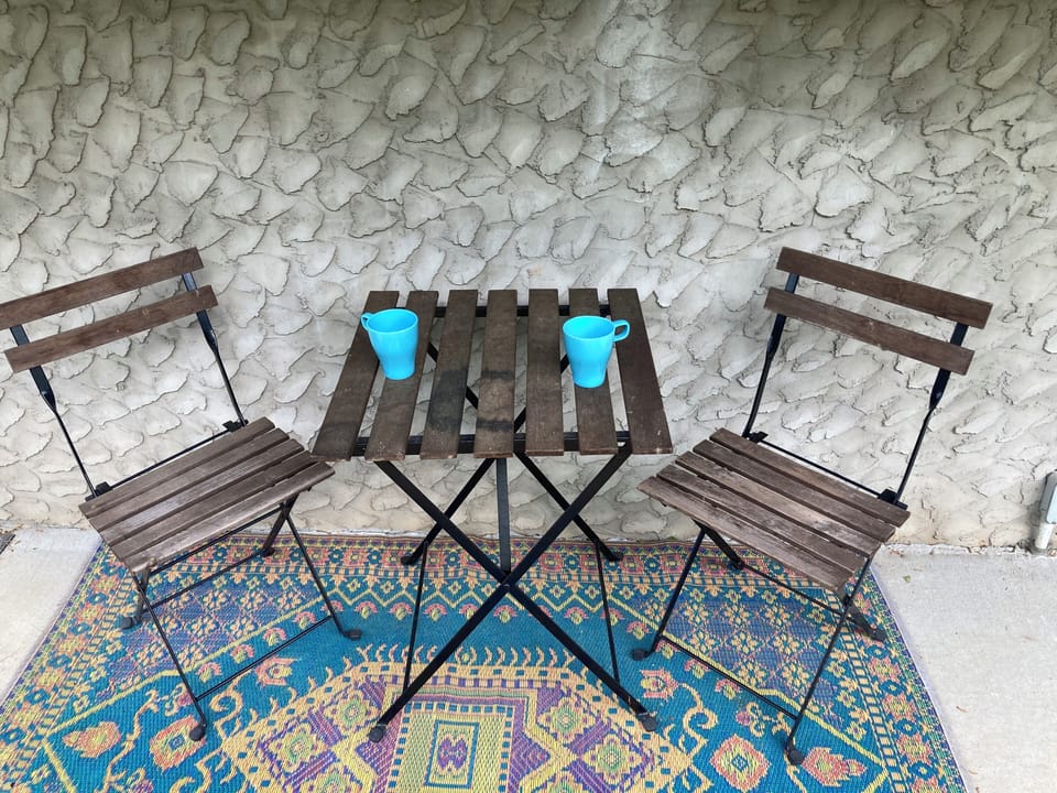 Perfect space for your morning cup of coffee