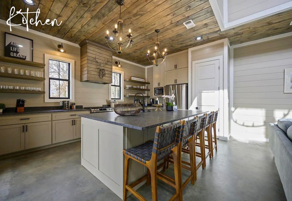 Our sleek, spacious kitchen is where you can cook up memories, laughter, and maybe even some pancakes