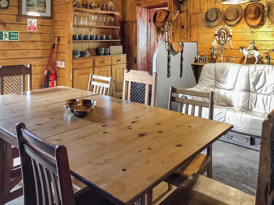 Open plan living space | Cow Boy Cabin - Cow Boy Holidays, Glasgow