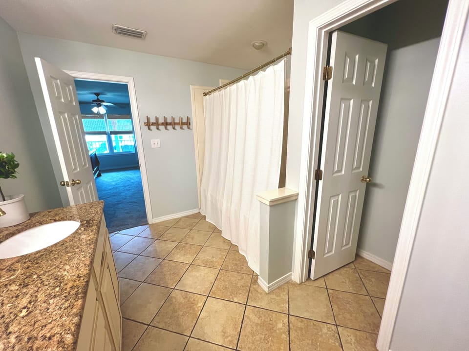 Private primary bathroom