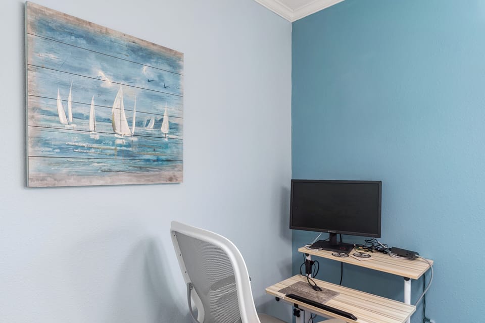 A desk for your use if needed