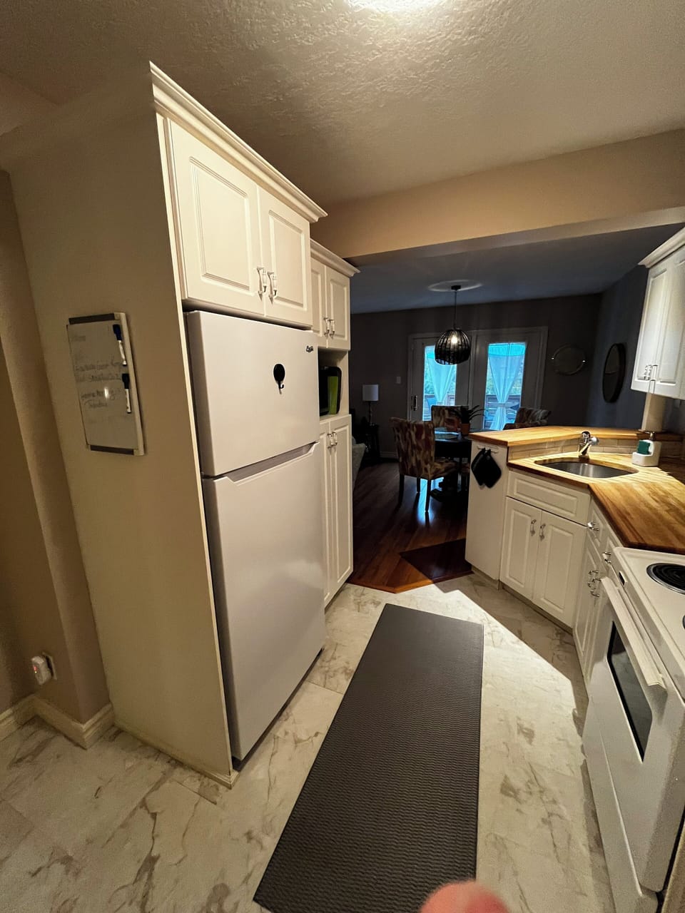 Full fridge and freezer