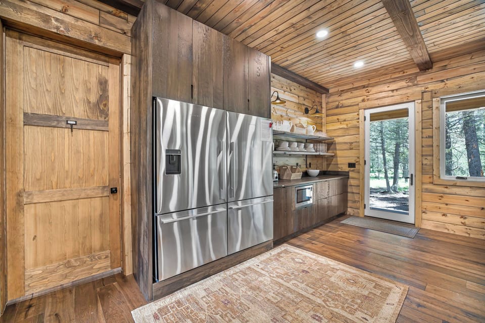 Large double built in fridge and freezer