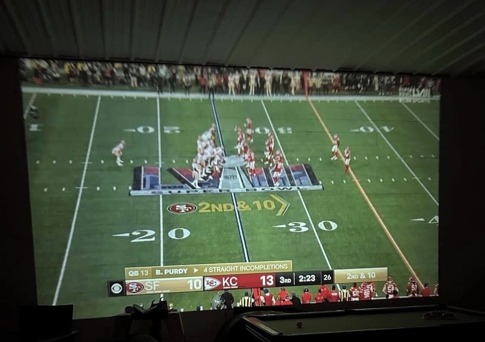 20 foot projector screen