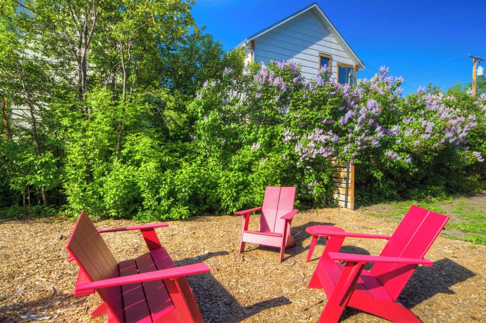 Outside sitting area