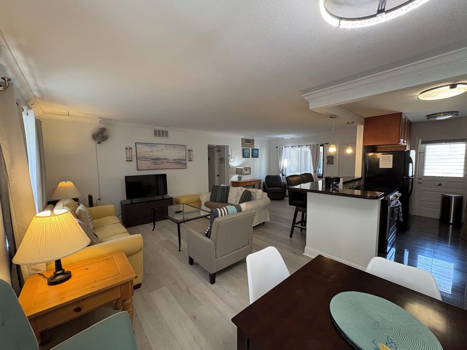 Dining room and living room