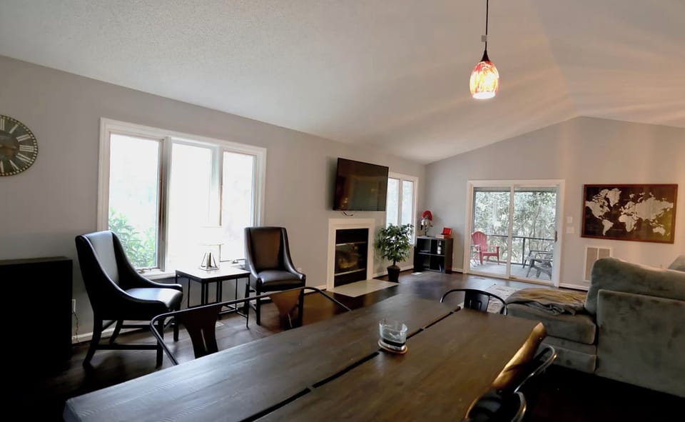 Screened-in Porch access off spacious, open dining and living room space