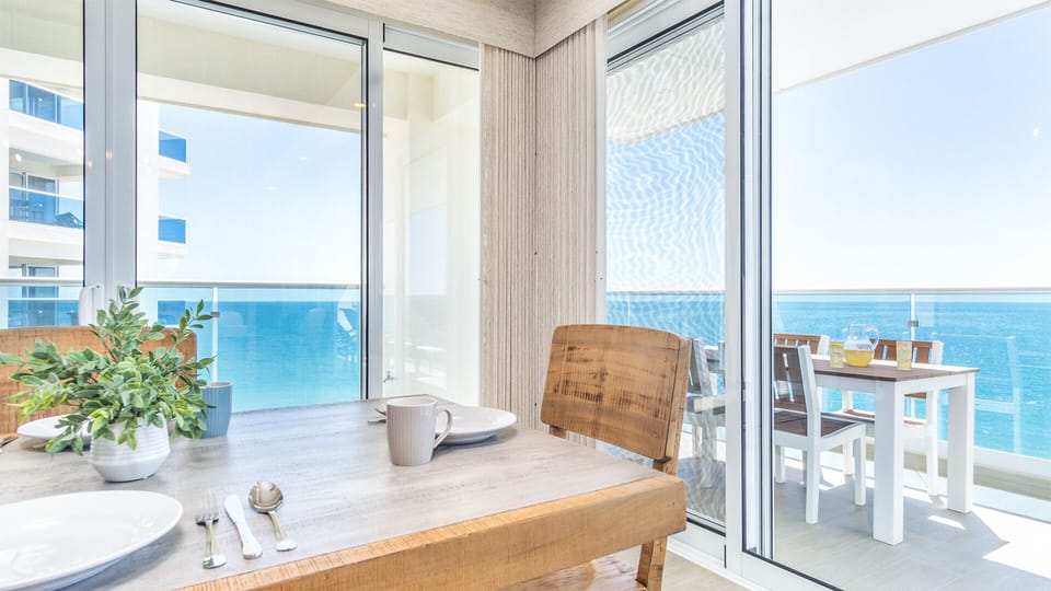 Beautiful view from the dining area