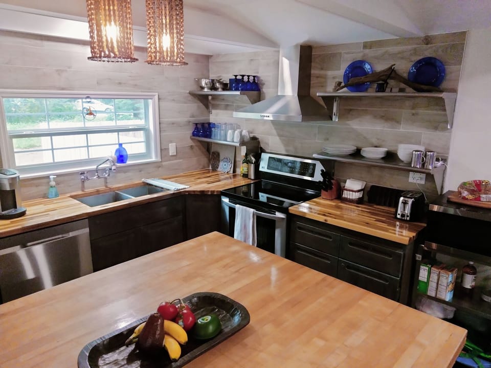 kitchen with big island