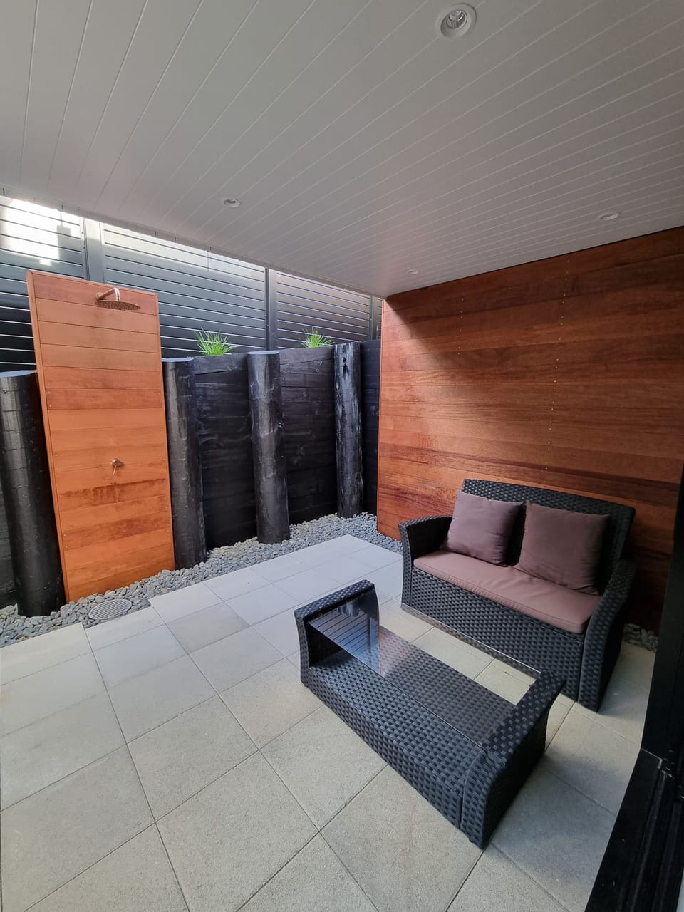 Private patio 