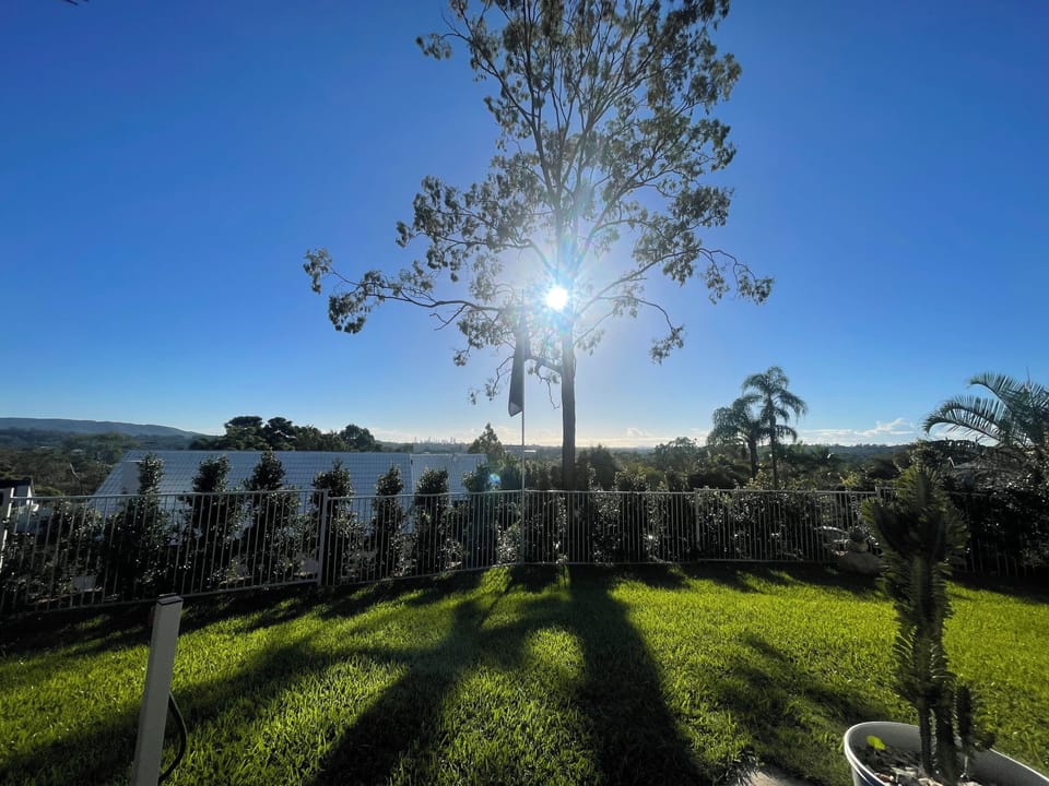 FRONT YARD OVER LOOKING BRISBANE 