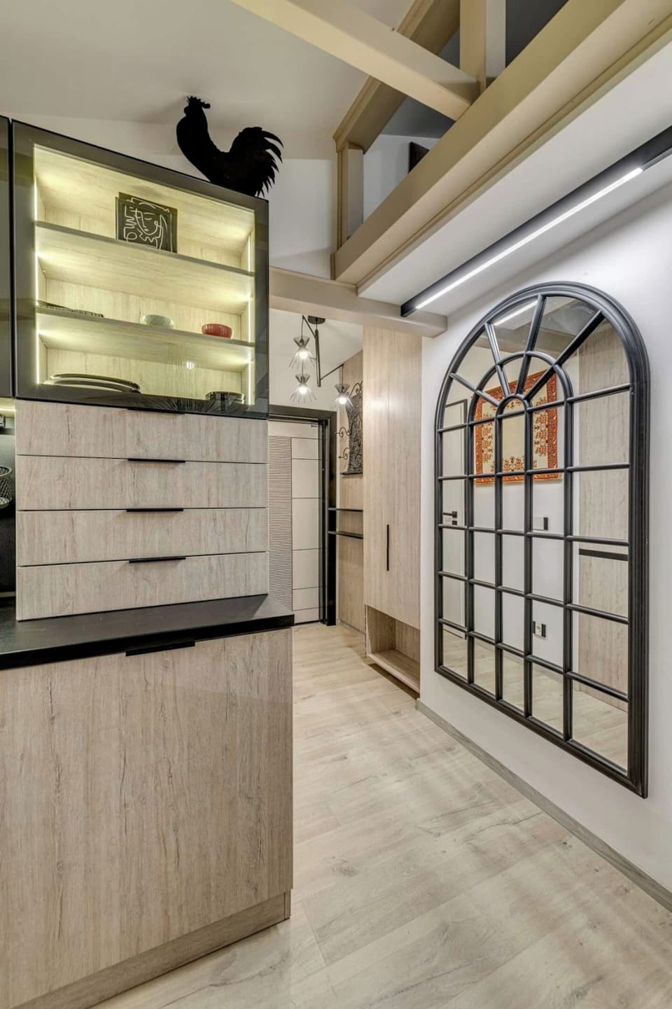 Stylish storage meets modern decor – this kitchen is both functional and beautiful. 🍽️ Check for Availability!