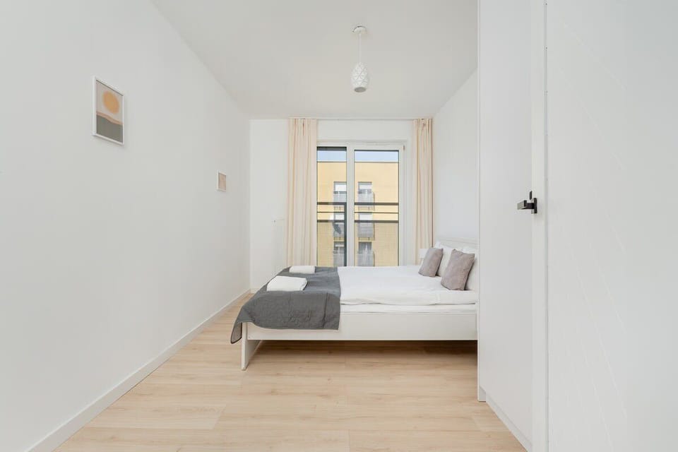 Prepared bed.