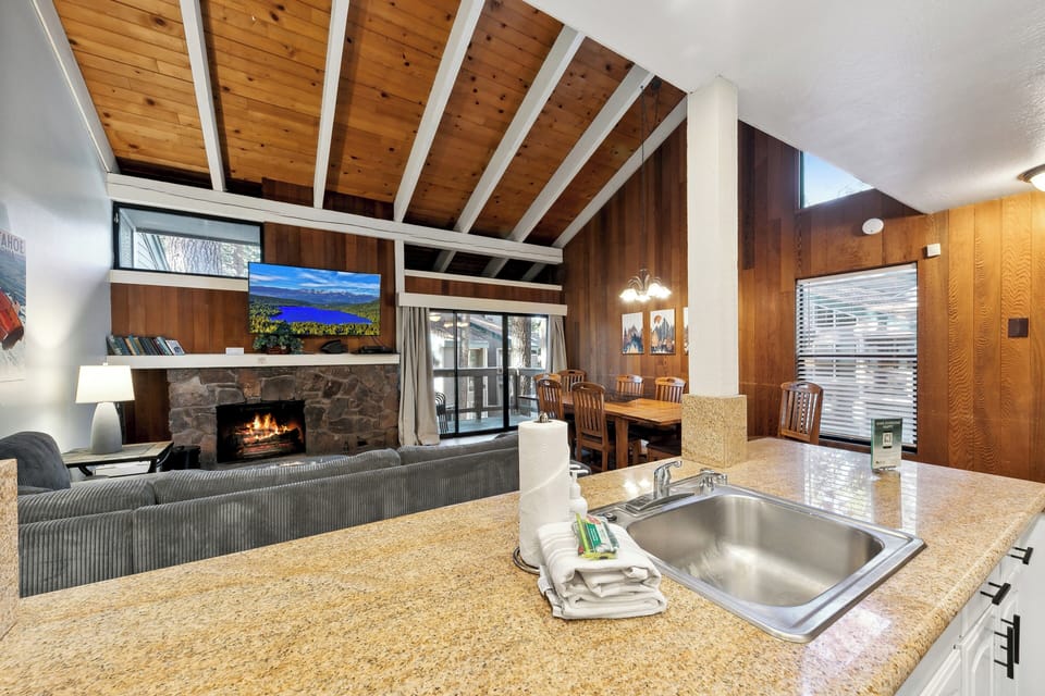 Large counter tops will make serving up meals a snap