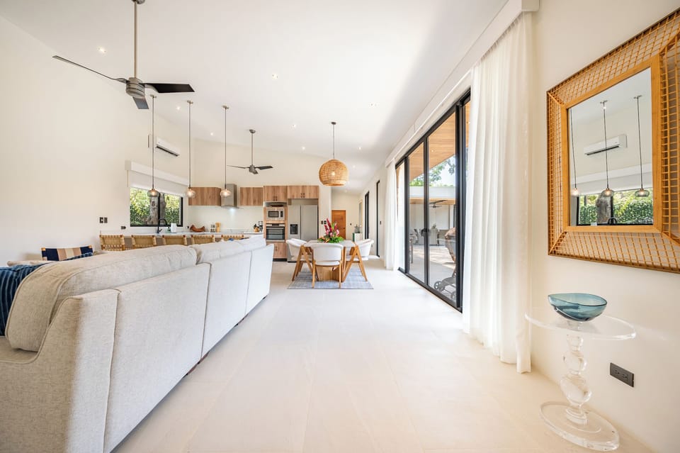Airy and bright, enjoy lodging in our open concept layout, where conversation and good vibes can flow seamlessly among your whole group!