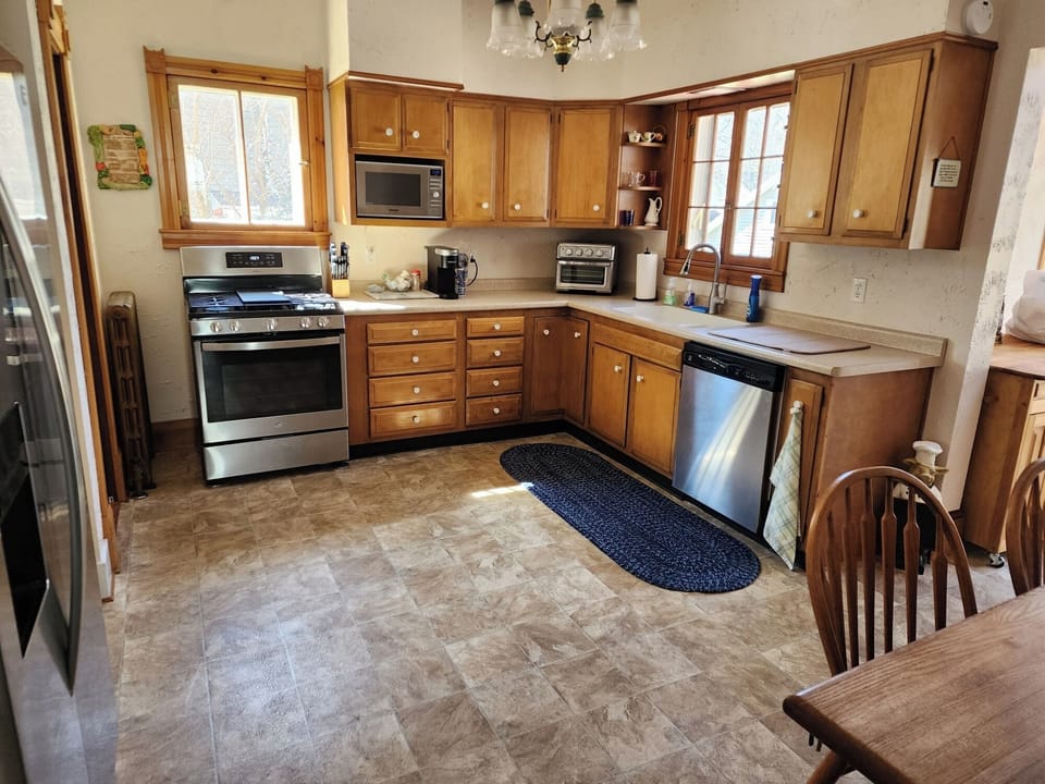 Kitchen from foyer doorway